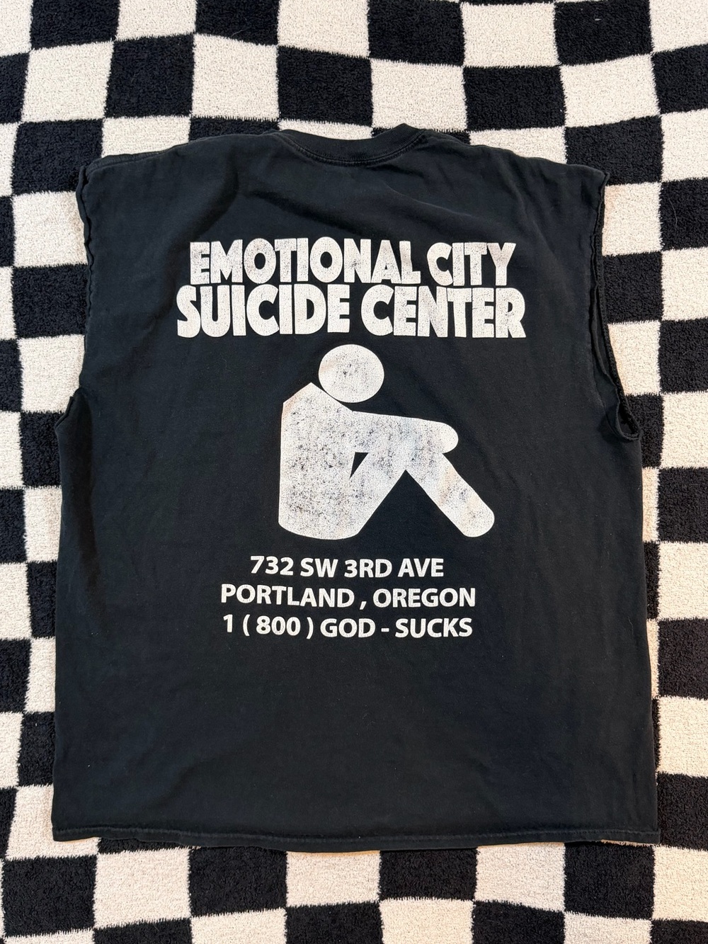 Lxrd knows emotional city suicide center black suicideboys tshirt size xl